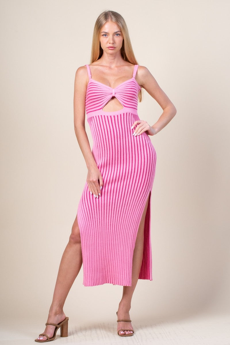 Azura Midi Dress - Pink