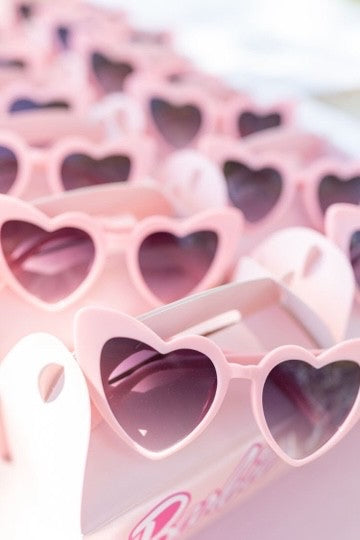 Barbie Heart Sunnies-Matte Pink