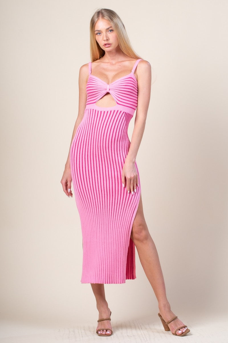 Azura Midi Dress - Pink
