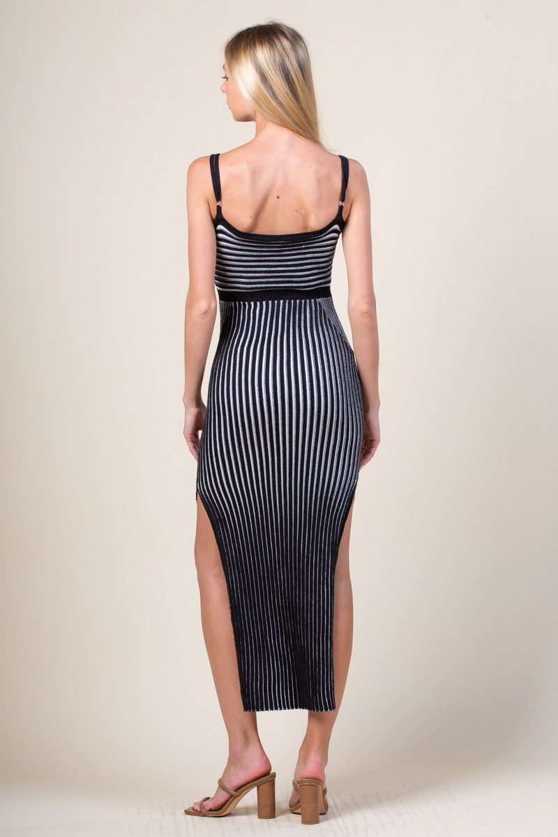 Azura Midi Dress - Black