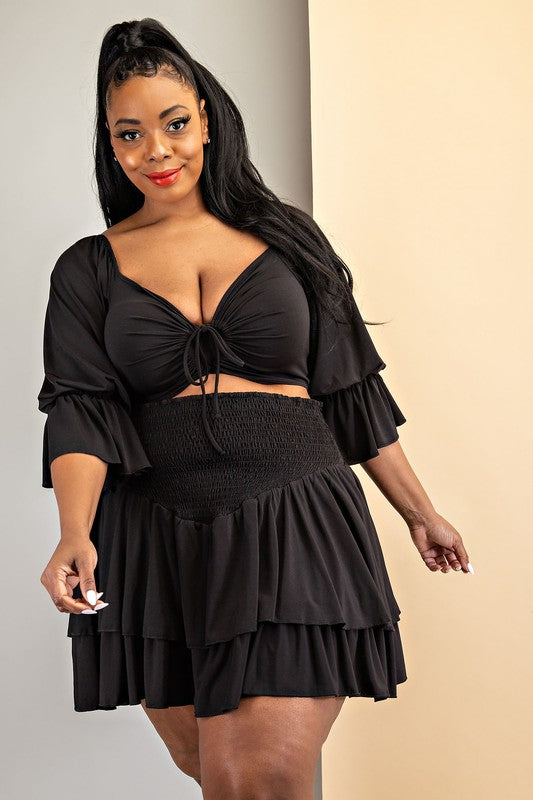 Marilys Skirt Set - Black