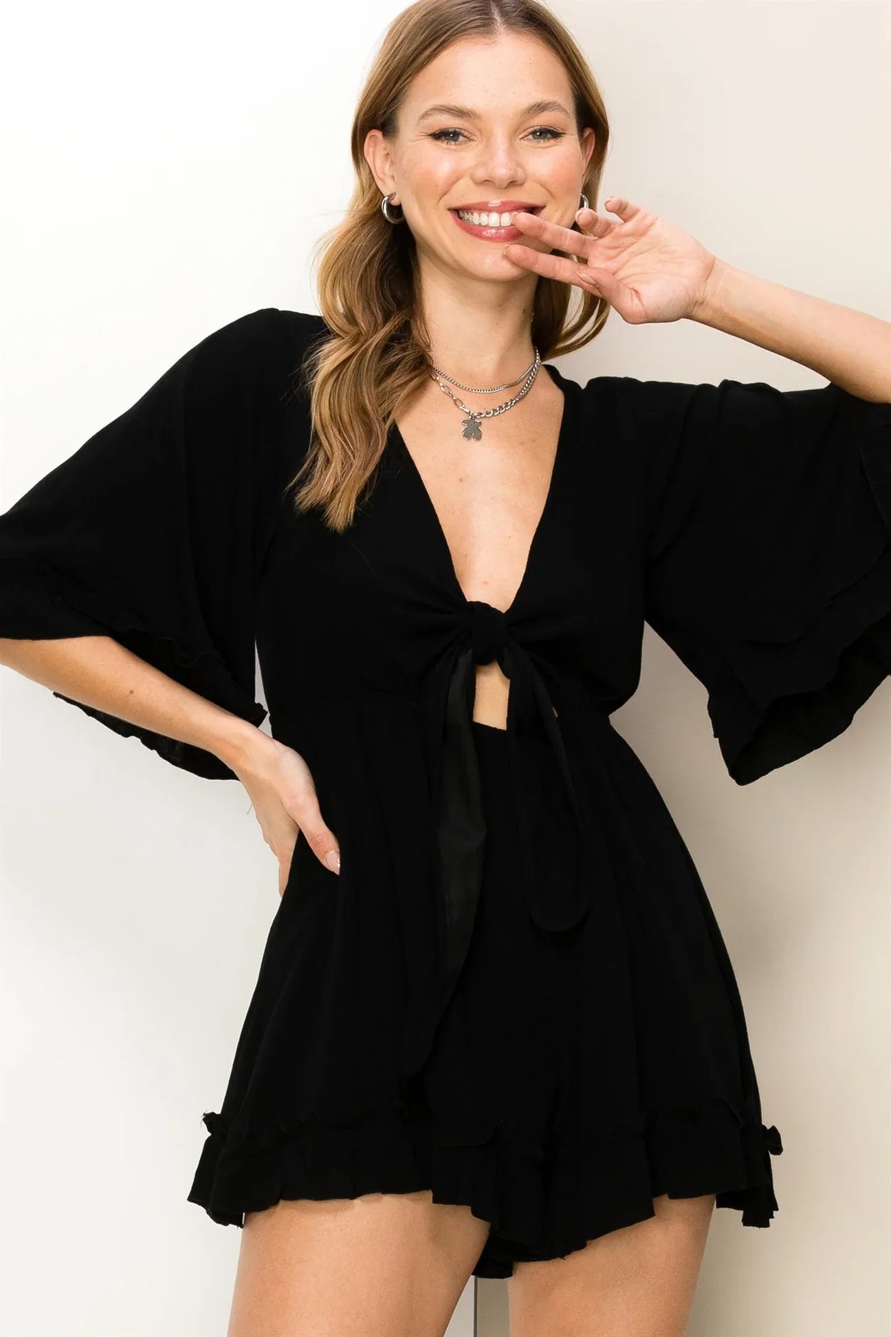 Amorcito Romper - Black