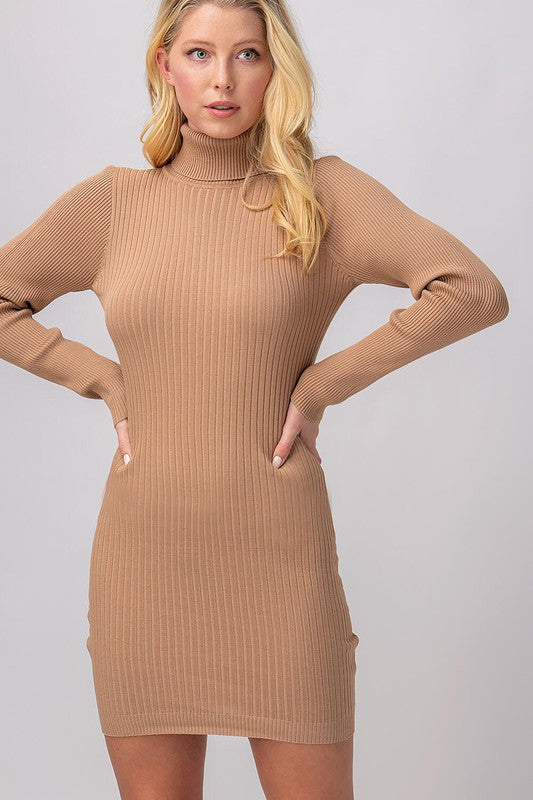 Martha Dress-Taupe