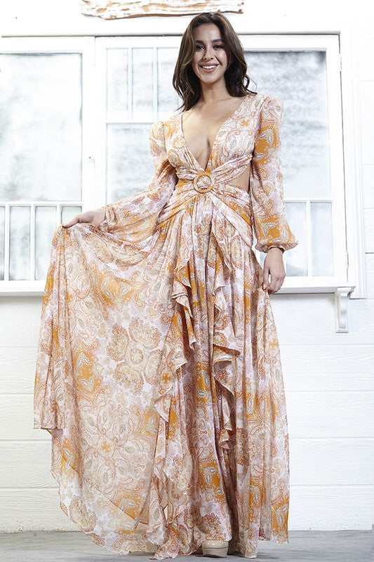 Boujee Maxi Dress - MaryGold