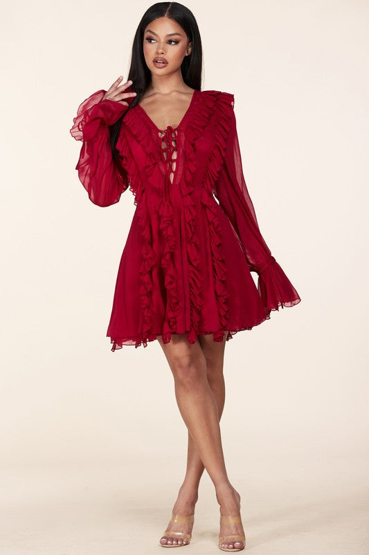 Fine Like Wine Mini Dress