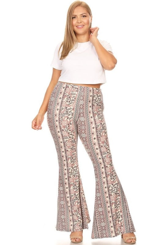 Katrina Bell Pants - Plum