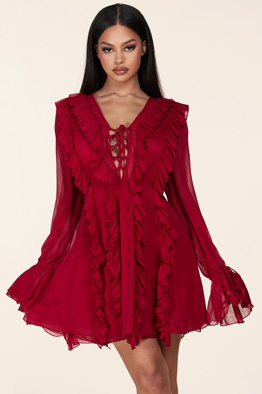 Fine Like Wine Mini Dress