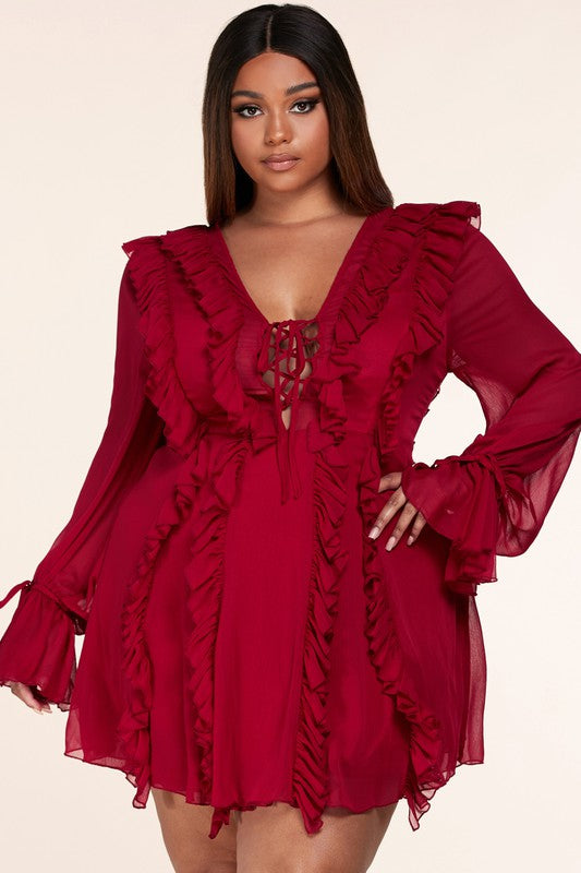 Fine Like Wine Mini Dress
