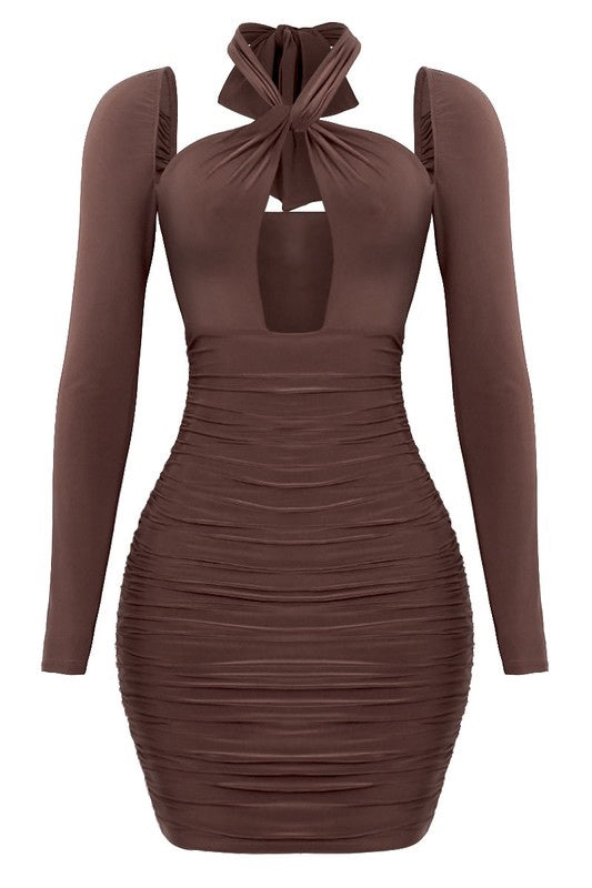 Naivy Dress - Chocolate