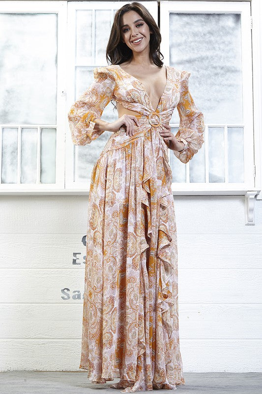 Boujee Maxi Dress - MaryGold