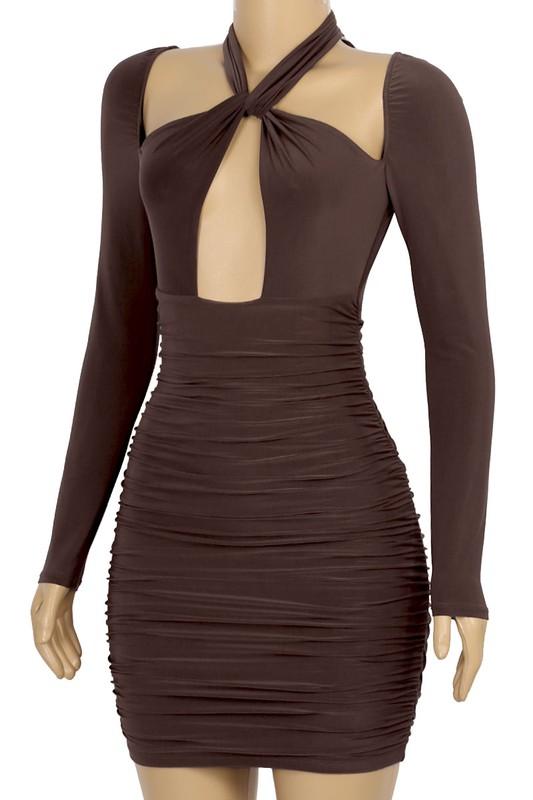 Naivy Dress - Chocolate