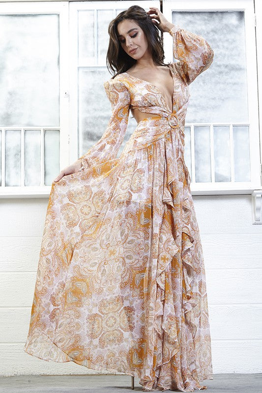 Boujee Maxi Dress - MaryGold