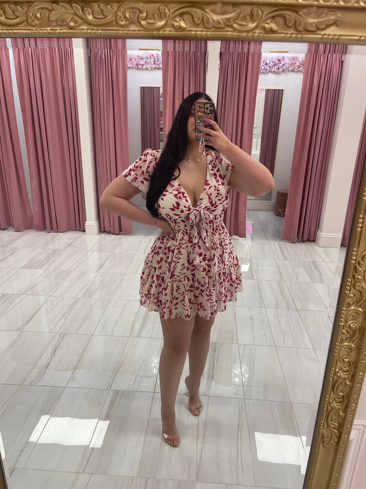 Leilani Mini Dress - Pink