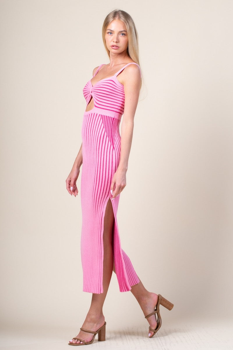 Azura Midi Dress - Pink