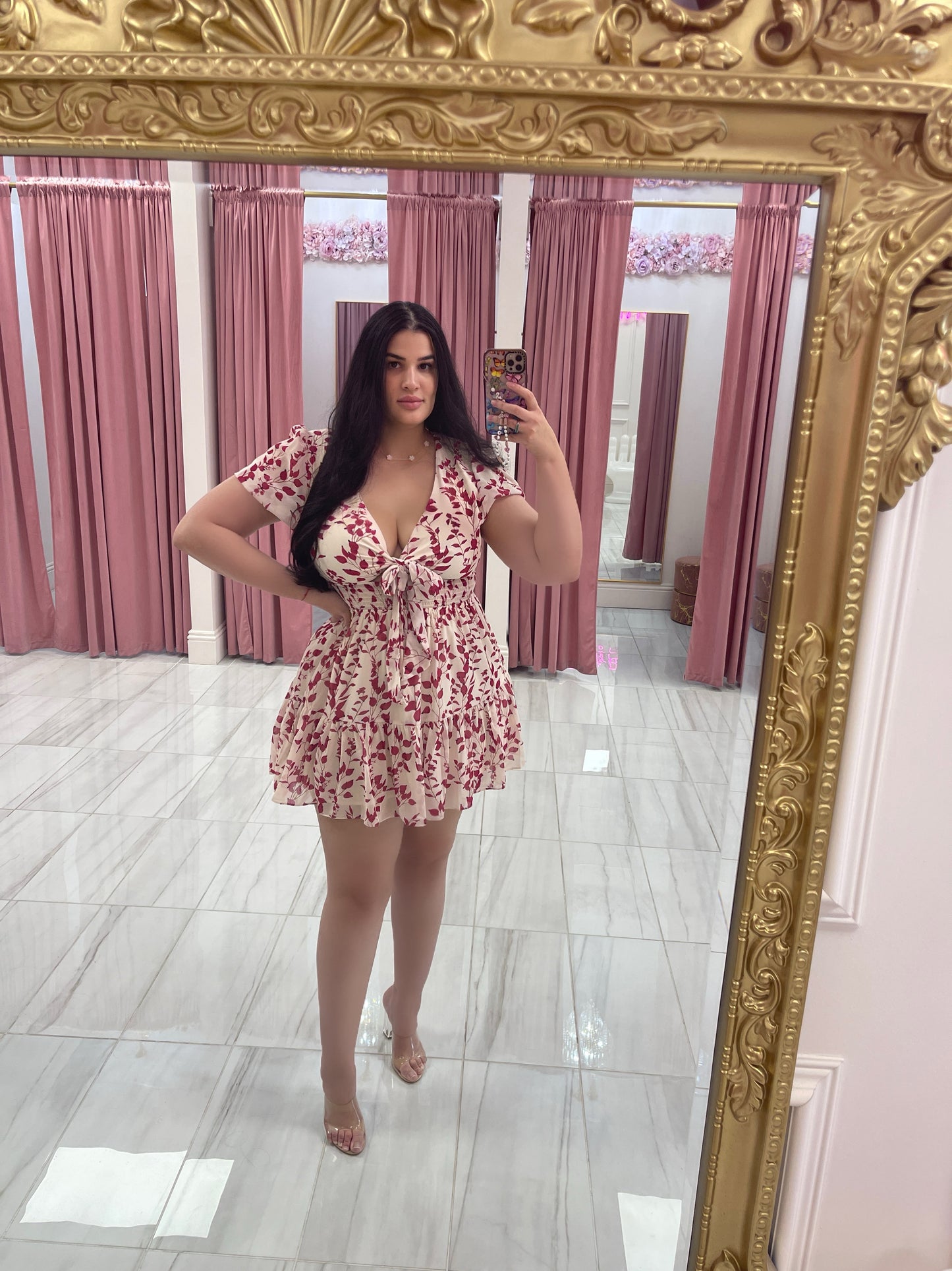 Leilani Mini Dress - Pink