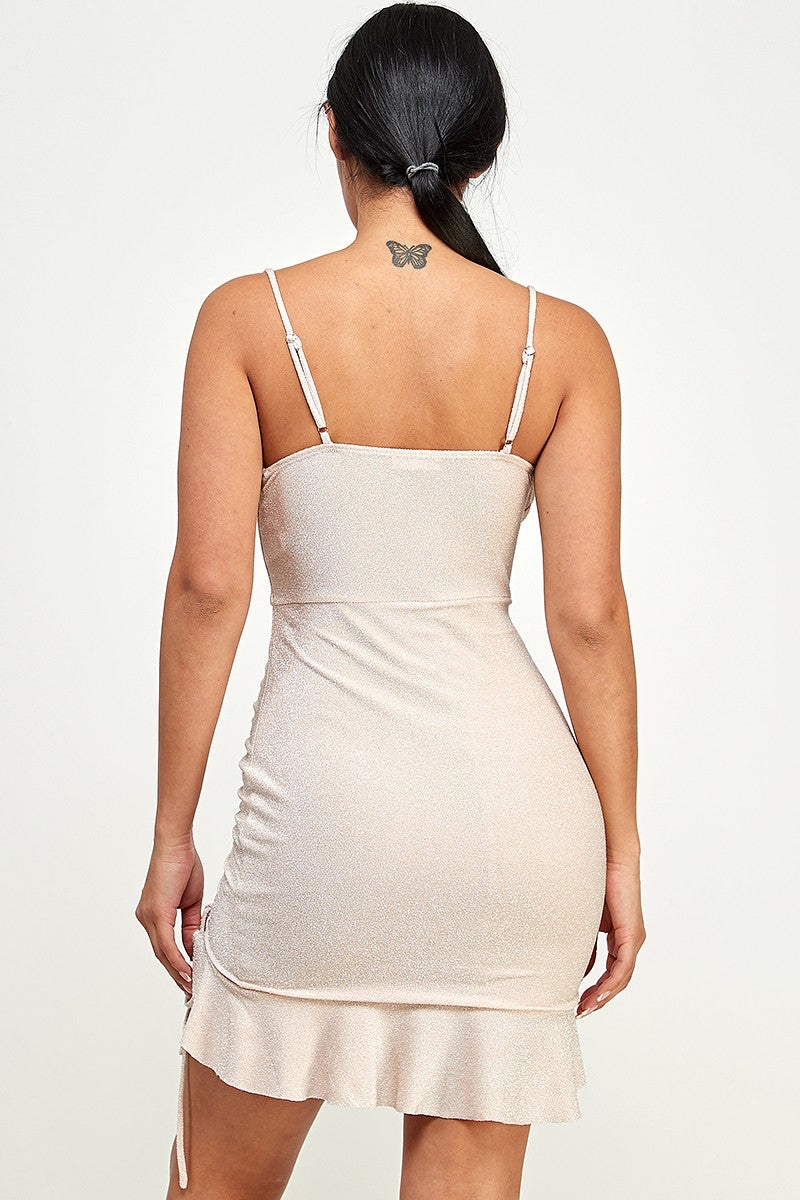 Mariam Mini Dress- Champagne