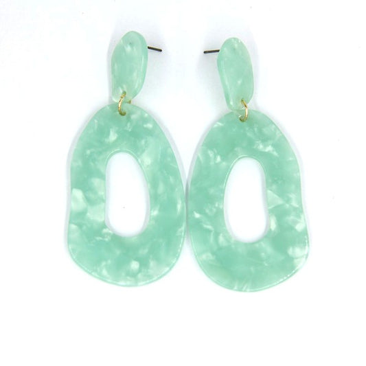 Vacay Ready Earrings - Mint