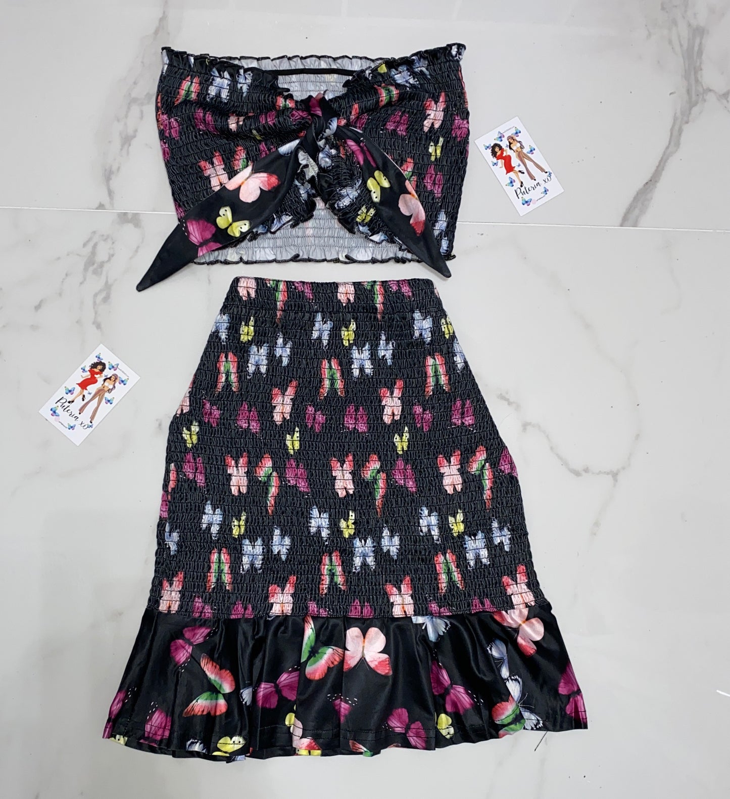 Papillon Set - Black