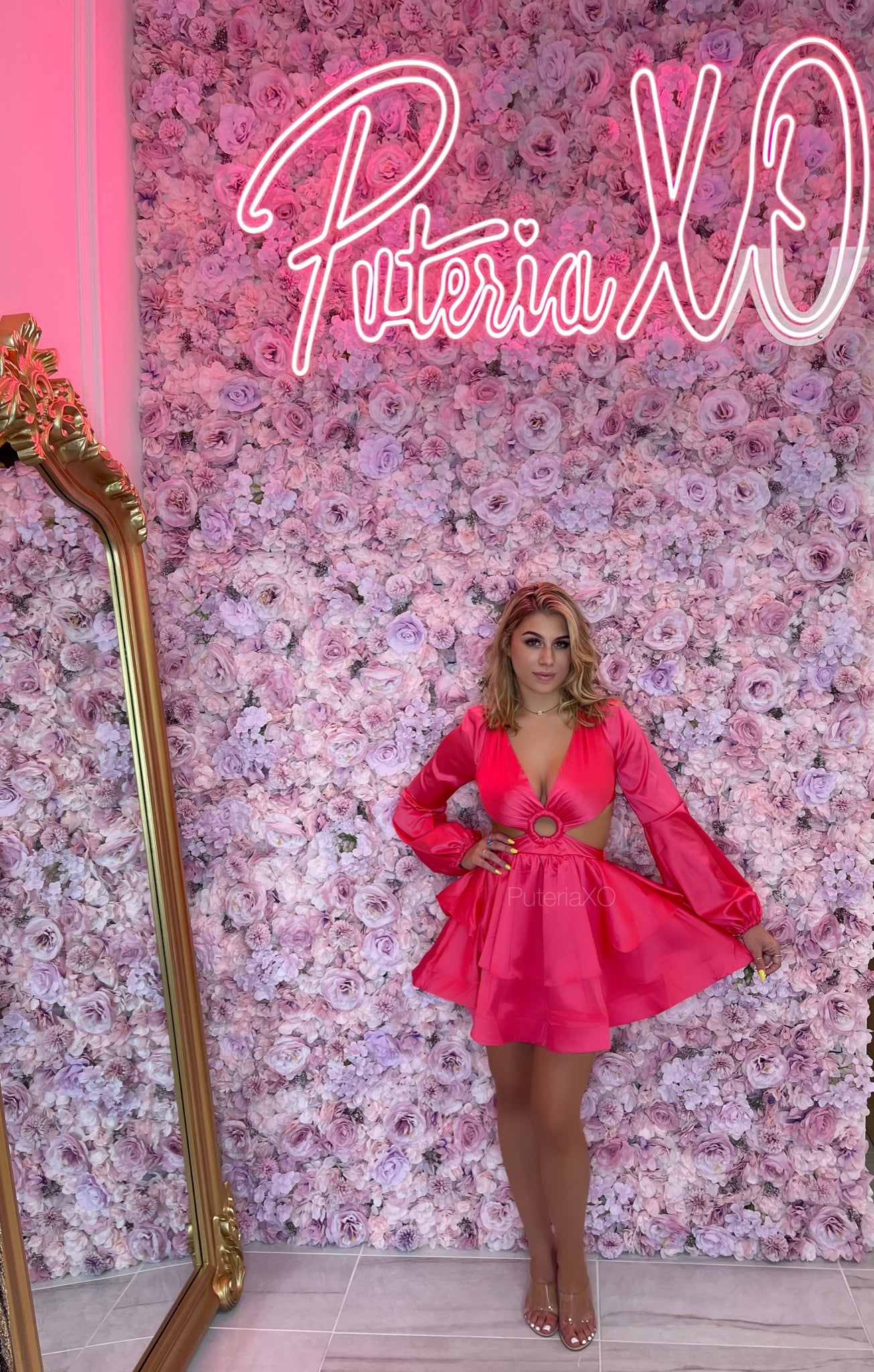 Jocelyn Mini Dress - Pink
