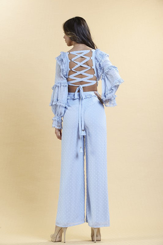 The Best Of Me Jumpsuit - Baby Blue