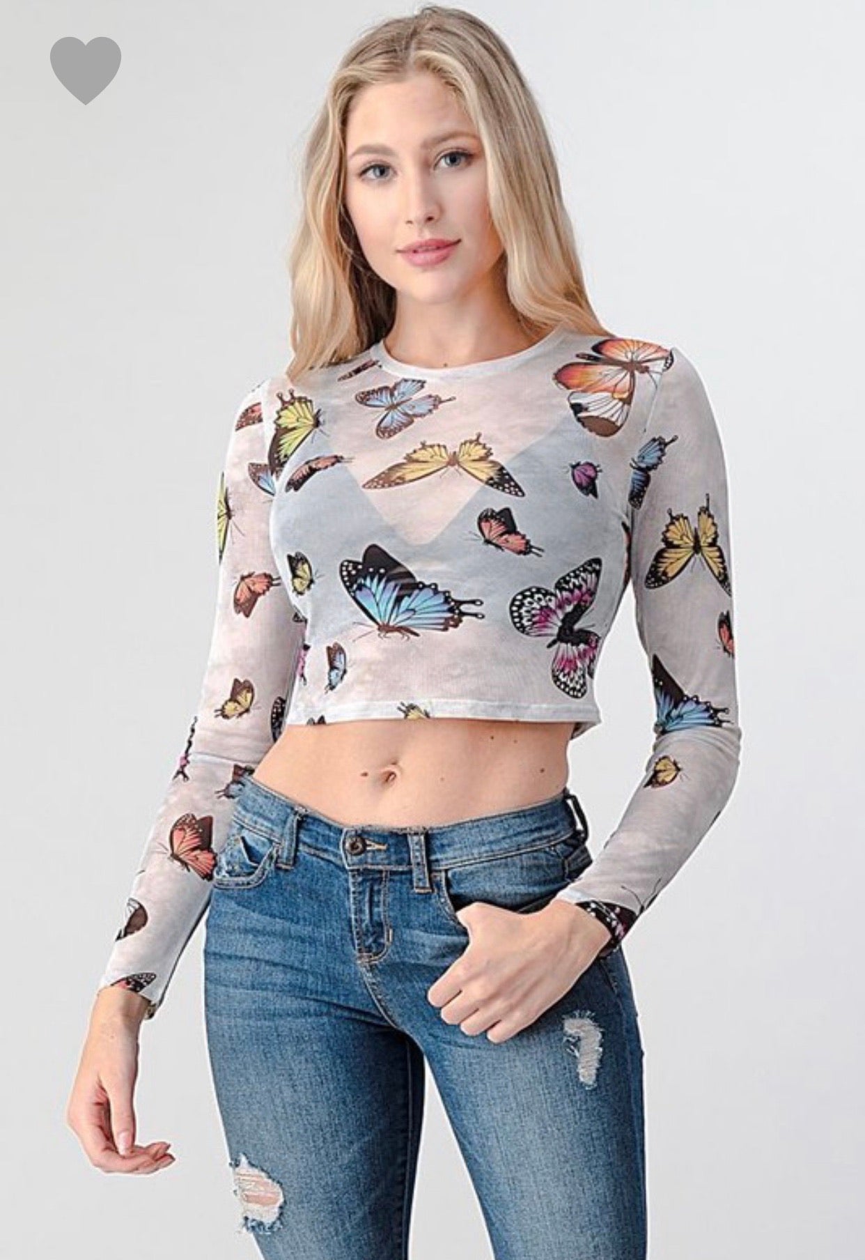 Sandy Butterfly Top