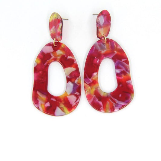 Vacay Ready Earrings - Red