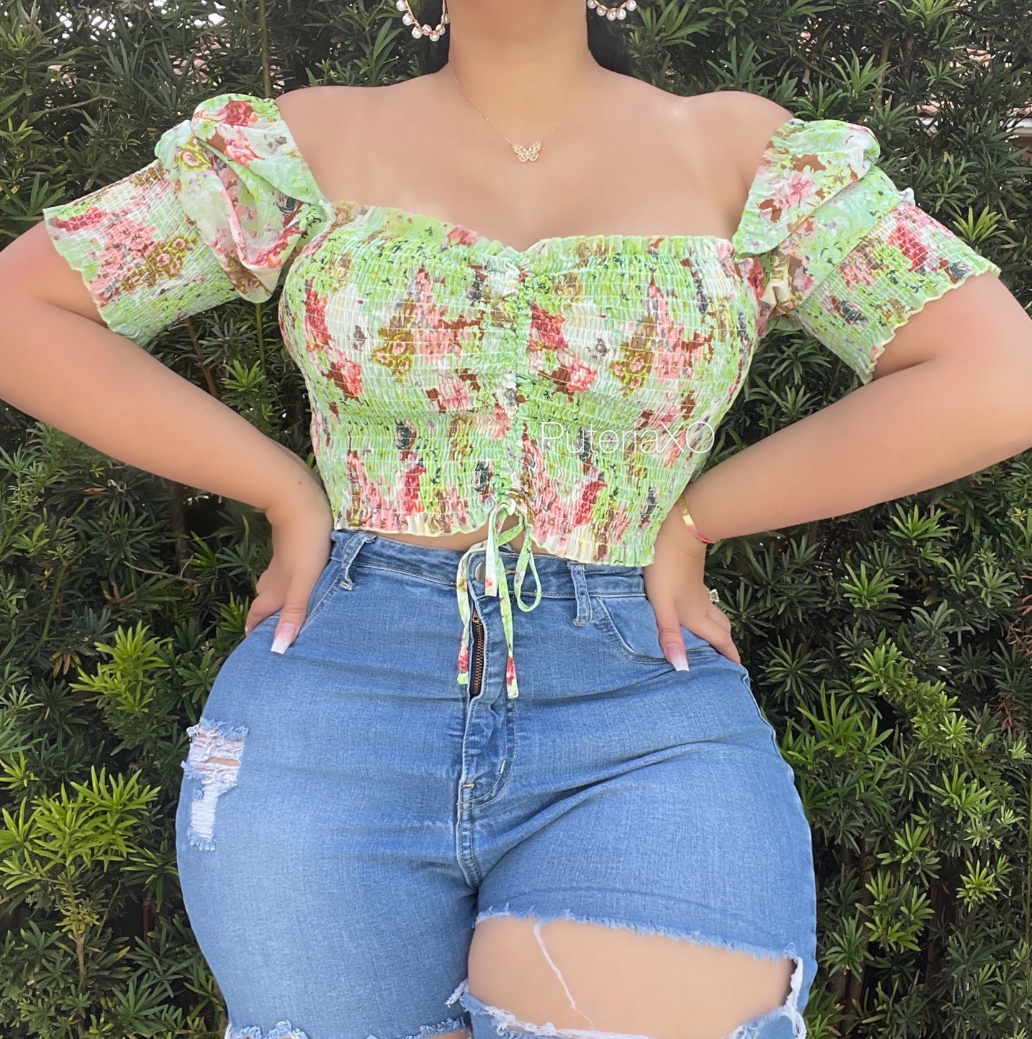 Tropicana Top - Green