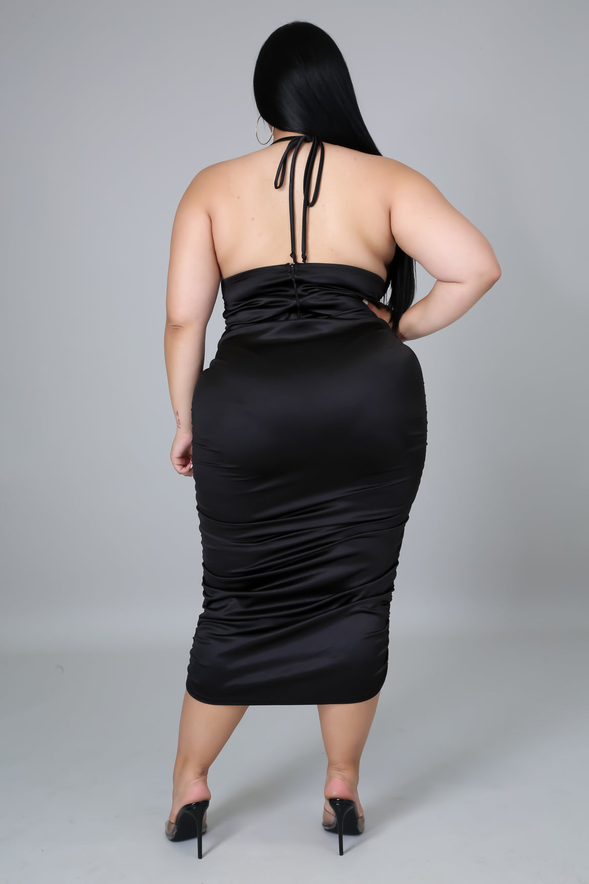 Cosita Rica Midi Dress -Black