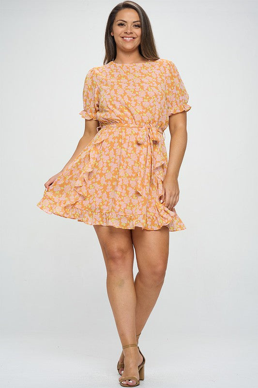 Alea Mini Dress - Orange