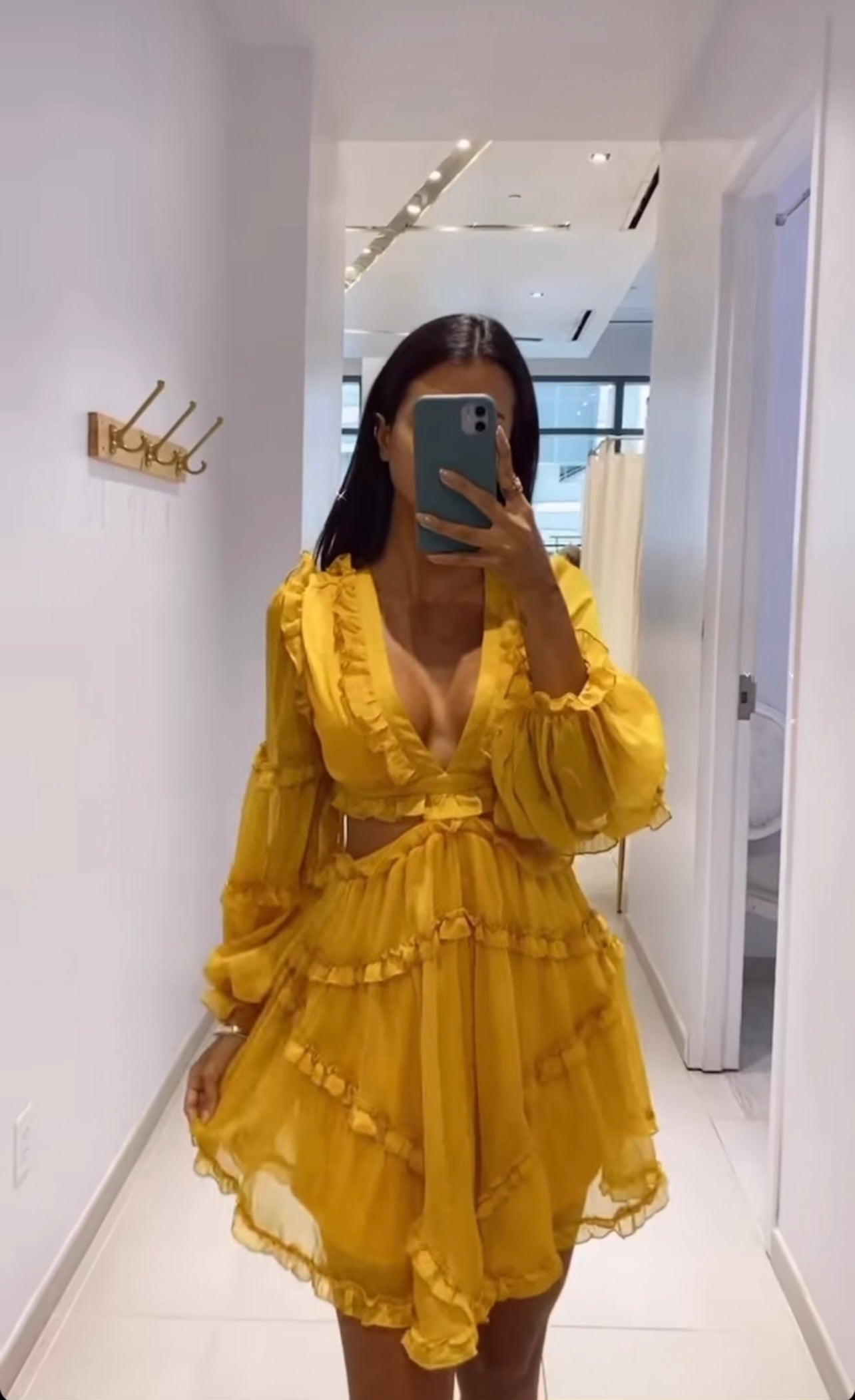 Vero Mini Dress - Yellow