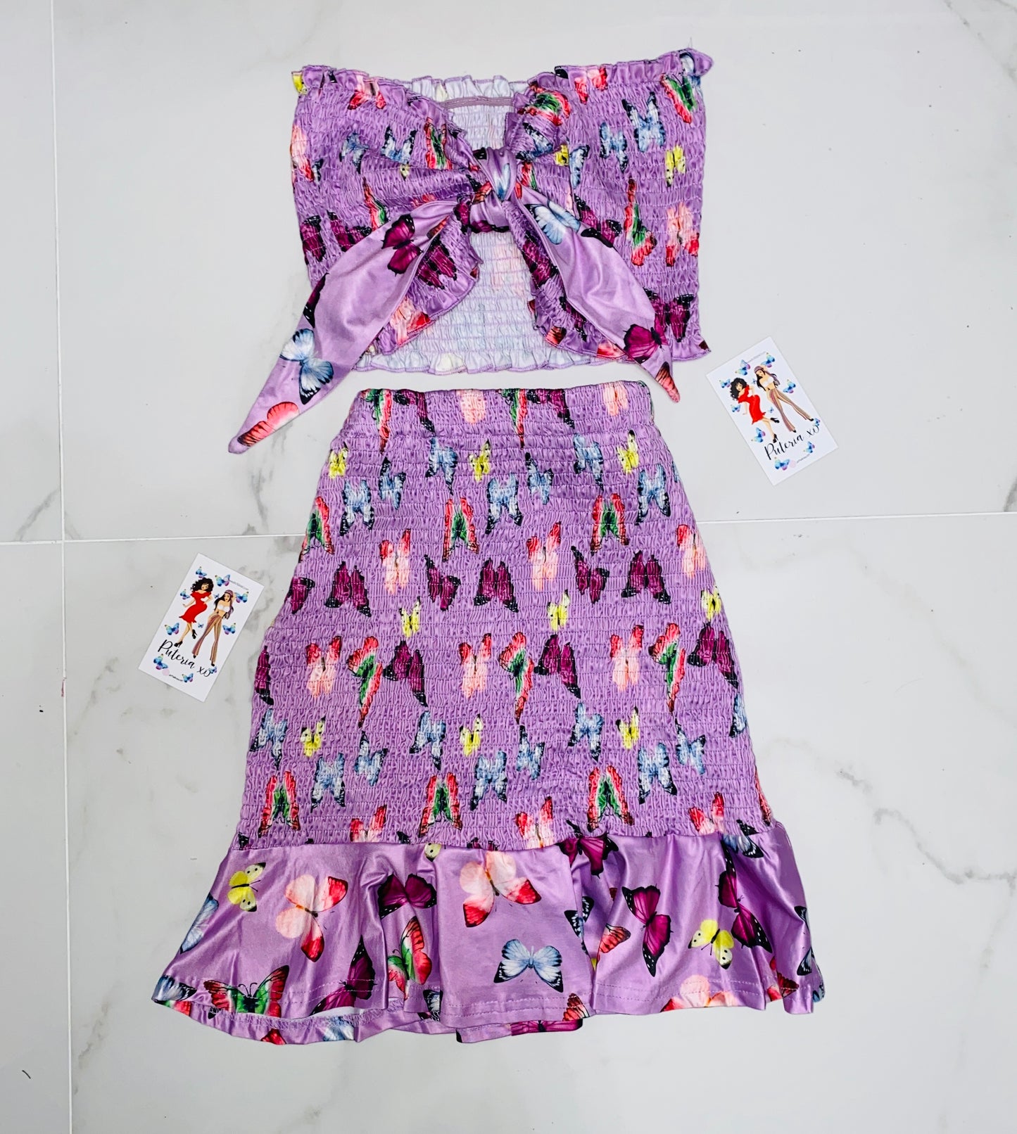 Papillon Set - Purple