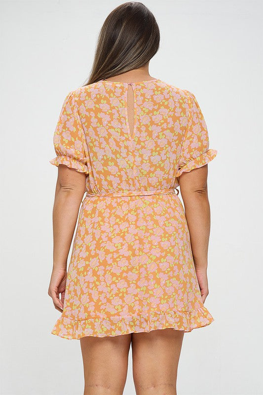Alea Mini Dress - Orange
