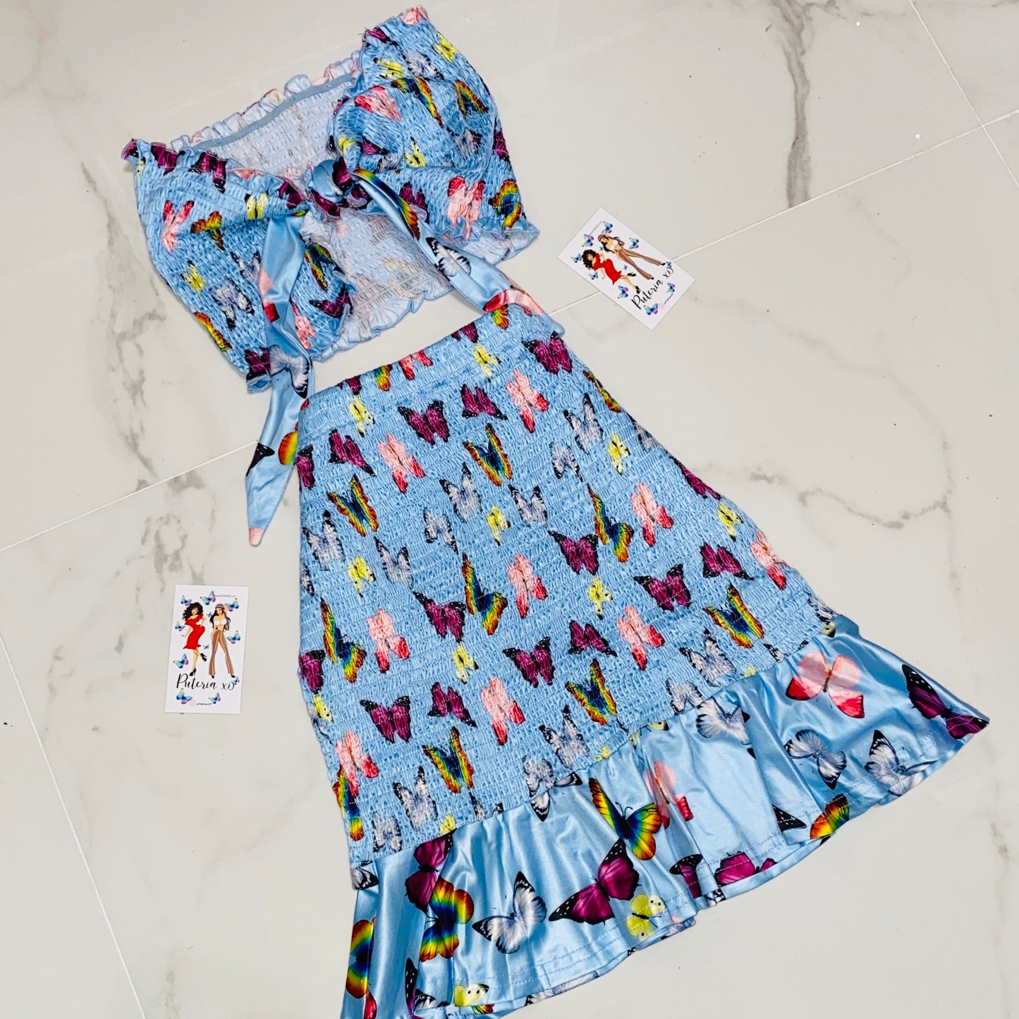 Papillon Set - Blue