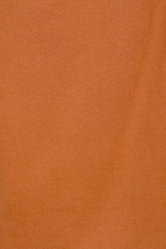 The Rosie Mini Dress - Rust