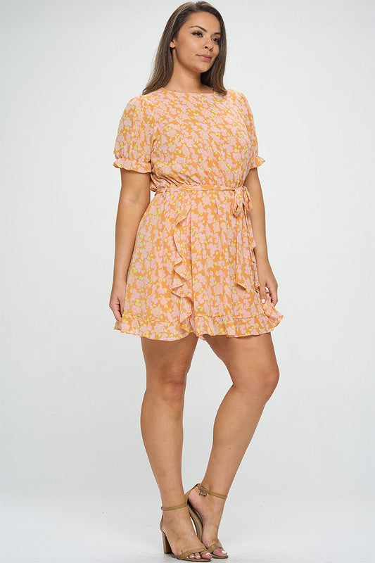 Alea Mini Dress - Orange