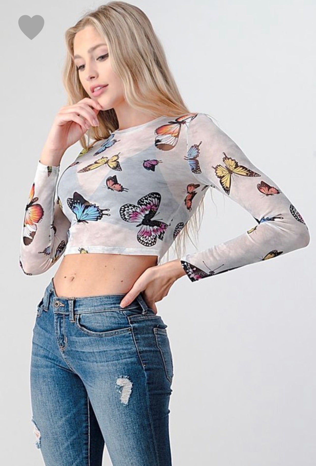 Sandy Butterfly Top