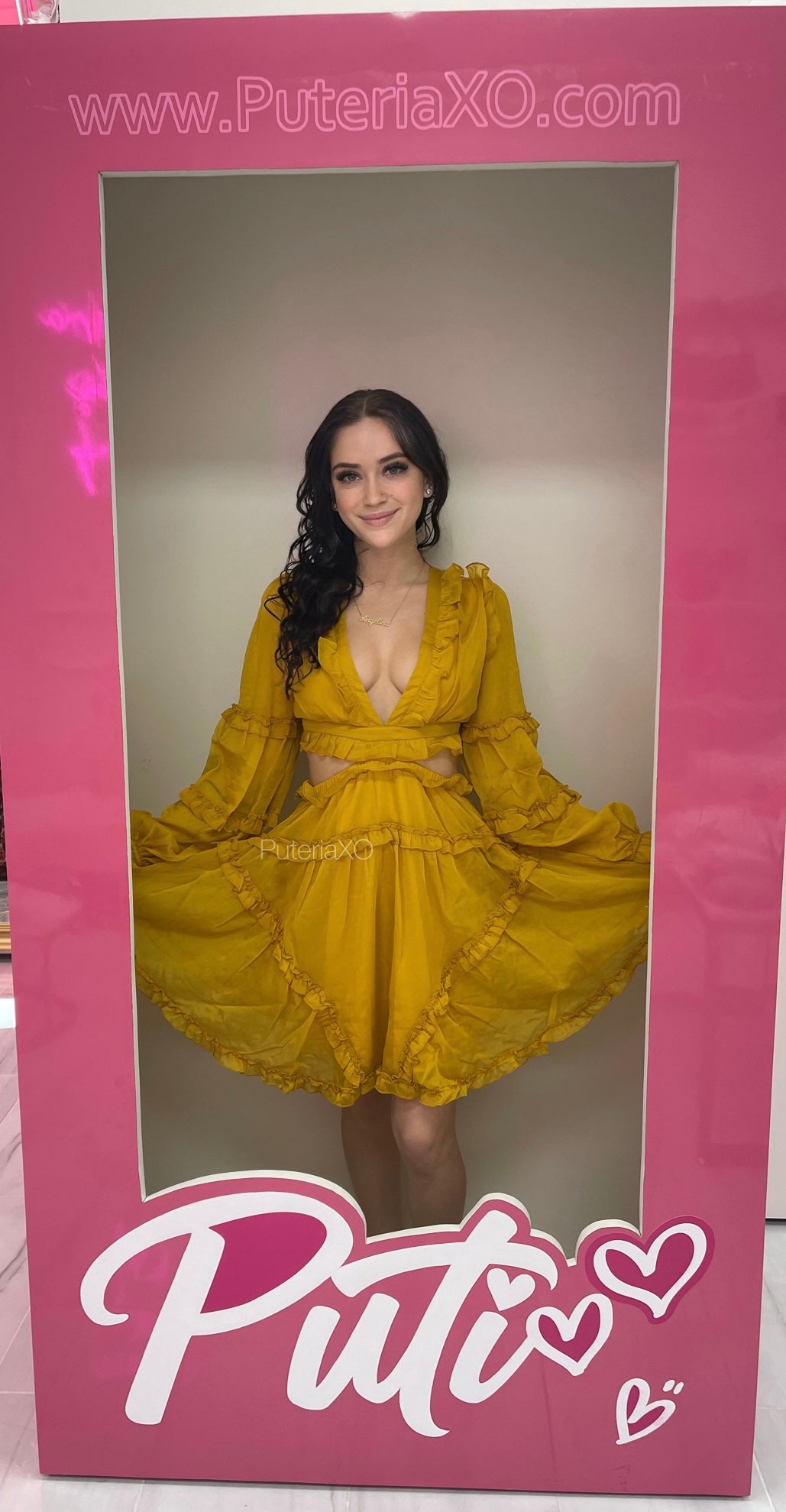 Vero Mini Dress - Yellow