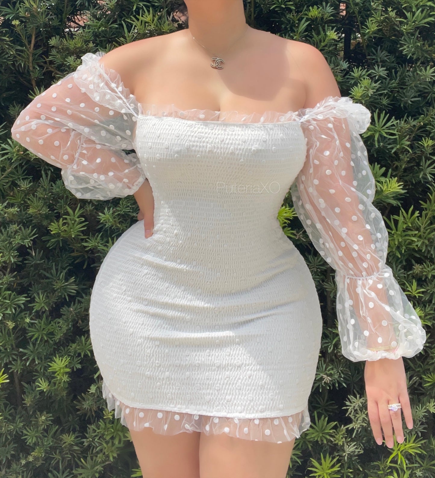 Rocio Dress -White