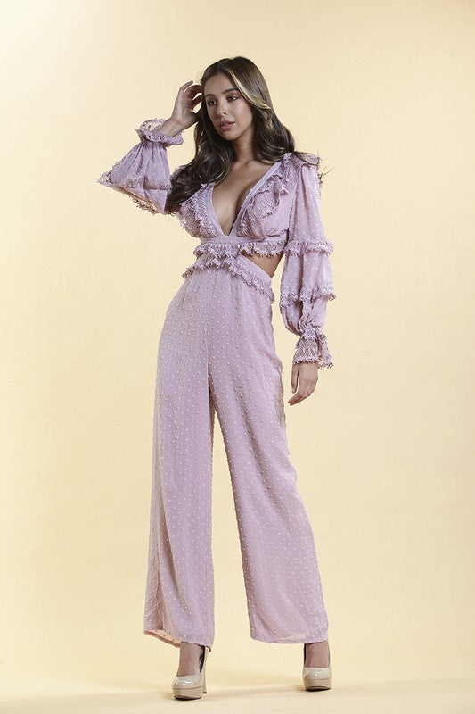 The Best Of Me Jumpsuit - Dusty Pink