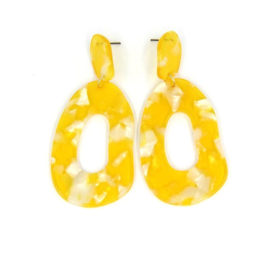 Vacay Ready Earrings - Yellow