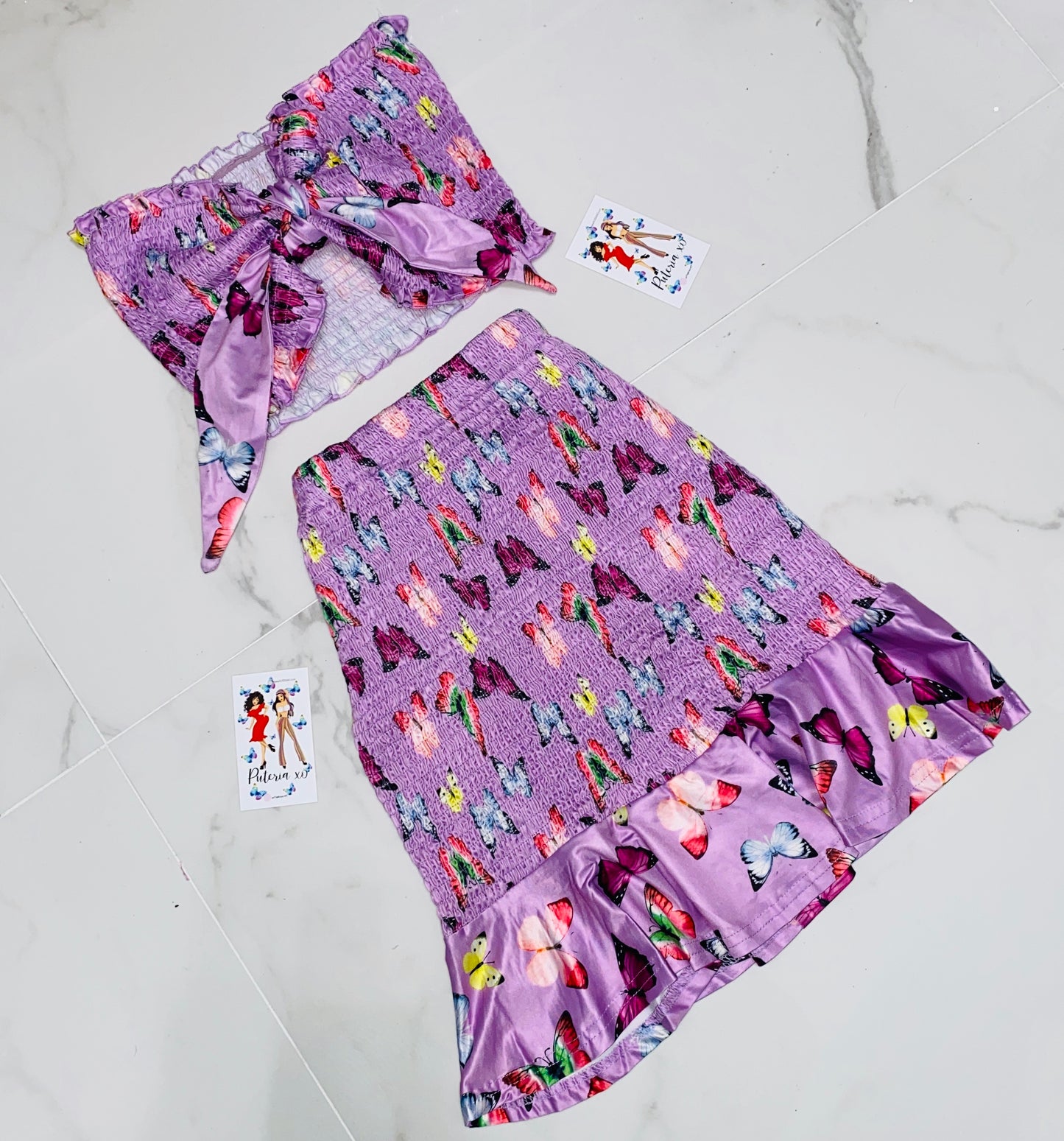 Papillon Set - Purple
