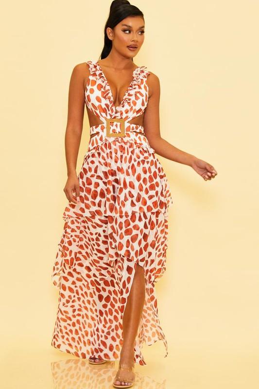 Costeña Maxi Dress - Rust